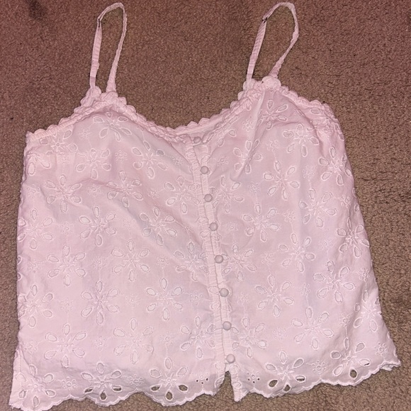 Abercrombie & Fitch Tops - White shirt. Abercrombie and fitch small size.